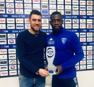 Afriyie Acquah  has been in top form at Empoli