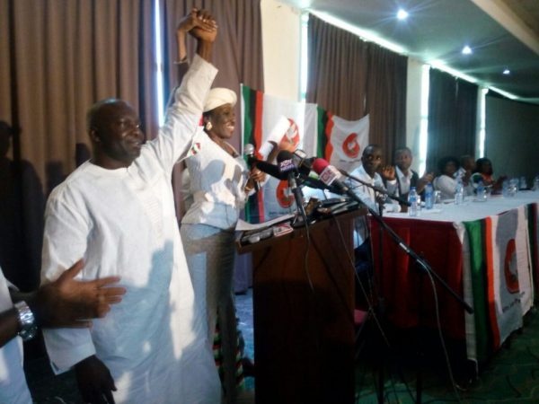 Nana Konadu Agyemang Rawlings unveils her running mate, Kojo Mensah Sosu
