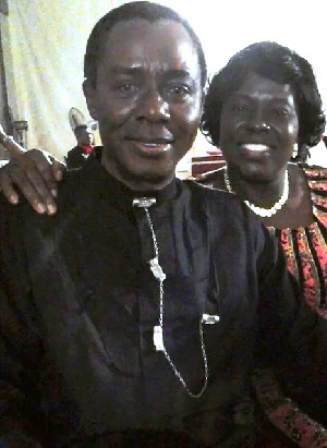 Bishop Charles Ighile and wife