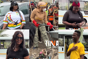 Selassie Ibrahim leads movie stars in Day 2 of the national clean-up exercise Selassie Ibrahim leads movie stars in Day 2 of the national clean-up exercise