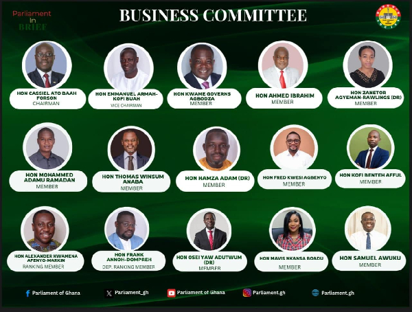 Other members of the Business Committee of Parliament
