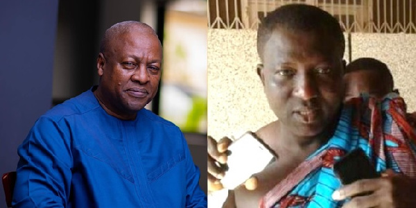 John Mahama and Moshake