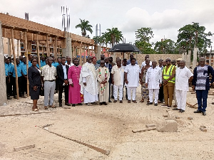 The ceremony was attended by Nana Owiredu Wadie and some officials of the company