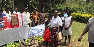 Mrs. Amissah-Arthur invoked divine blessings on the children, parents and caregivers