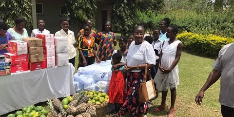 Mrs. Amissah-Arthur invoked divine blessings on the children, parents and caregivers