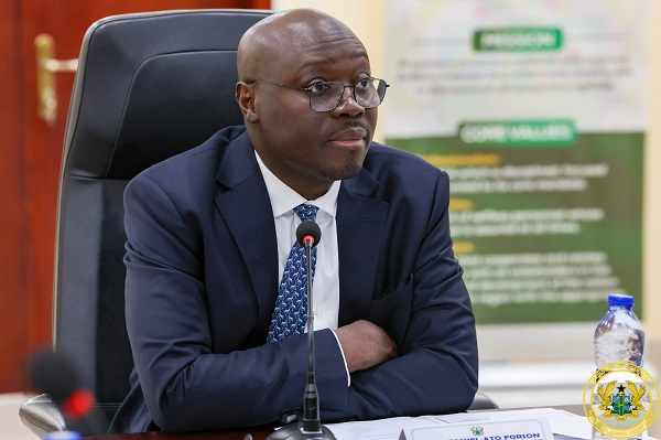 Dr. Cassiel Ato Forson is the Finance Minister in Ghana