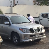 John Dumelo with his new car