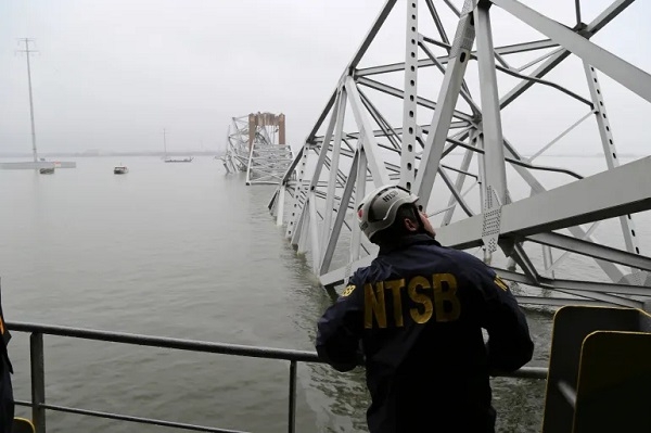 The Francis Scott Key Bridge disaster in Baltimore collapsed after being struck by a container ship