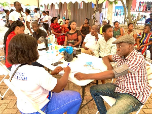 Residents undergoing screening