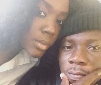 Stonebwoy and his wife Dr Louisa Ansong