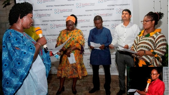 A picture of the SEED Transformation Network Ghana inductees