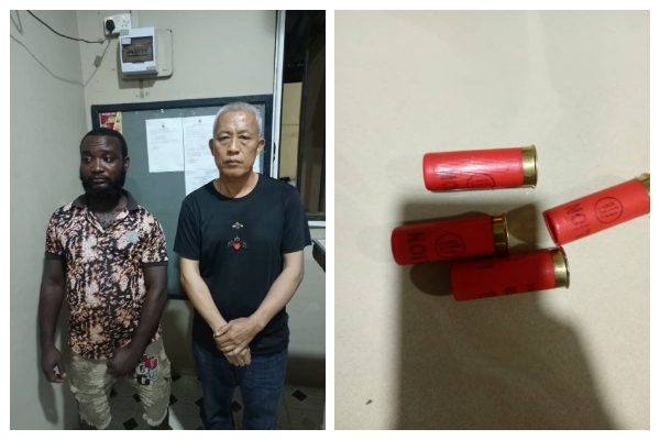 Enoch Asiedu, Lu Youyan were arrested at the Boadua Livingstone Snap Checkpoint