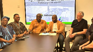 The stakeholders at the signing ceremony of the agreement