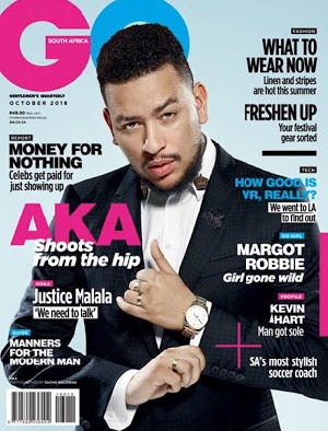 AKA on the cover of GQ magazine