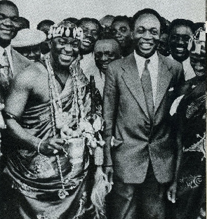 Nana Ofori Atta II And Kwame Nkrumah 