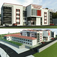 Architectural design of the new CHRAJ building
