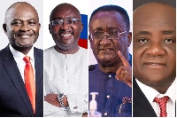 The four aspirants vying for the flagbearer position of the New Patriotic Party (NPP)