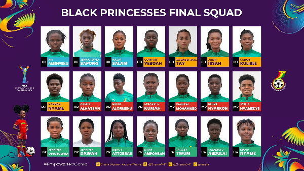 Black Princesses' squad