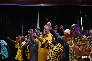 Alan Kyerematen With His Leaders For United Party 