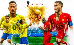 Brazil and Belgium battle for a spot in the semi-finals of the 2018 World Cup