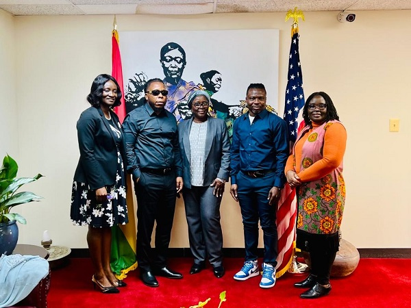 They visited the embassy purposefully to discuss Ghana Mexico day