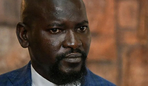 Junta leader Mamady Doumbouya was widely expected to throw his hat into the ring Junta leader Mamady Doumbouya was widely expected to throw his hat into the ring