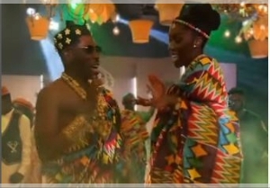 Moses Bliss and Marie dancing during their wedding