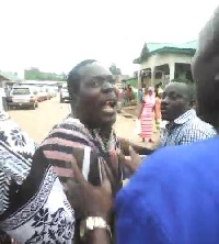The Deputy Minister for Fisheries was attacked by angry youth at Ekumfi Eyisam