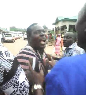 The Deputy Minister for Fisheries was attacked by angry youth at Ekumfi Eyisam