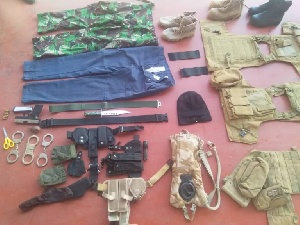 Seized Weapons And Military Equipments