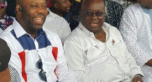 Akufo-Addo and Napo during the NPP's campaign tour of the Ashanti Region
