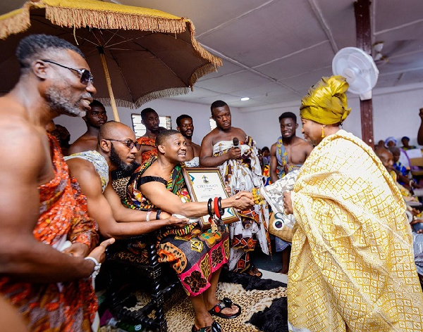 Okuapehene appoints Marigold Akufo-Addo as His Royal Envoy