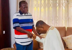 Freddy Blay (L) is praying for Wontumi (R) in the race for the national championship of the party