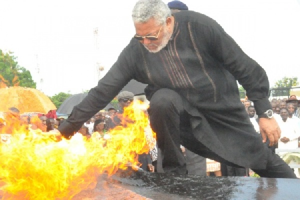 Late former President Jerry John Rawlings