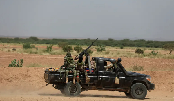 Soldiers near Agadez, Niger