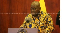 President Akufo-Addo addressed pressmen on his first six months in office