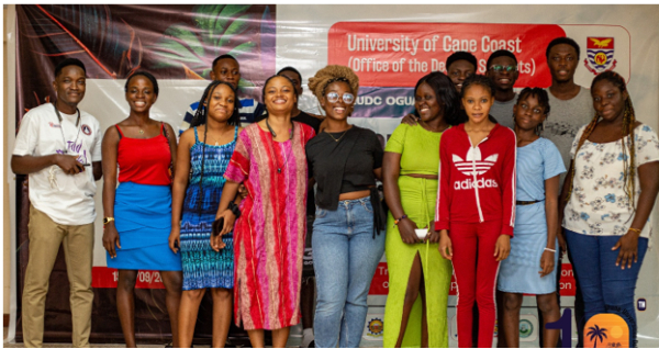 Accra Technical University Debate Society pose for a photograph