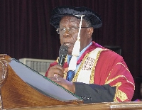 The Chancellor of Wisconsin International University College, Ghana, Dr. Paul Kofi Fynn