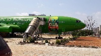 File photo - Last aircraft of Ghana Airways now a restaurant