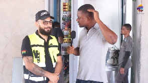 Lebanese engineer born in Ghana, Christopher Mensah with DJ Nyami