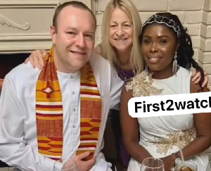 Diane Nana Okailey Nyarko and her new husband