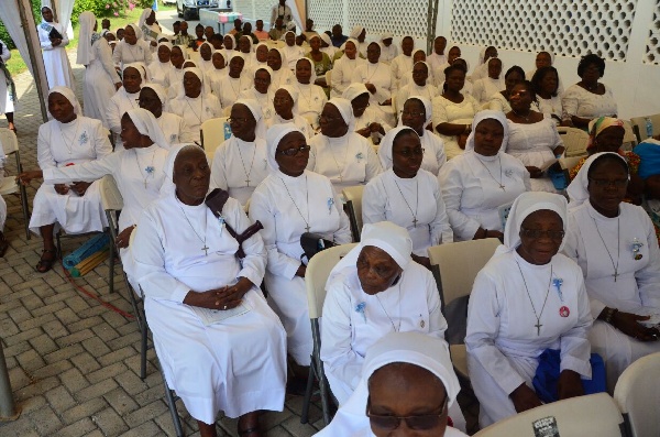 A cross section of Handmaids of the Divine Redeemer Sisters who were at the event.