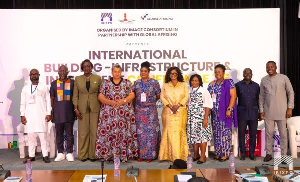 Gizella Tetteh-Agbotui pictured with stakeholders at the 2025 IBIXPO