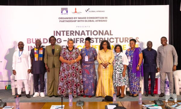 Gizella Tetteh-Agbotui pictured with stakeholders at the 2025 IBIXPO
