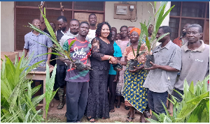 About 400 farmers from various communities within the district benefited from the distribution