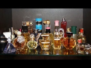 Set of perfumes