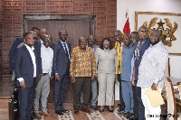 President Akufo-Addo when he met with the GFA