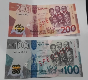 New Ghana Cedi notes