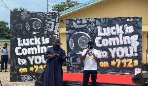 The Luckiest team at the launch