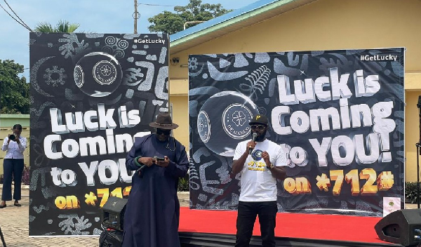 The Luckiest team at the launch